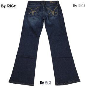 Kut From The Kloth Jackie Bootcut Women's Jeans Size 6x30 Mid Rise Zip Stretch